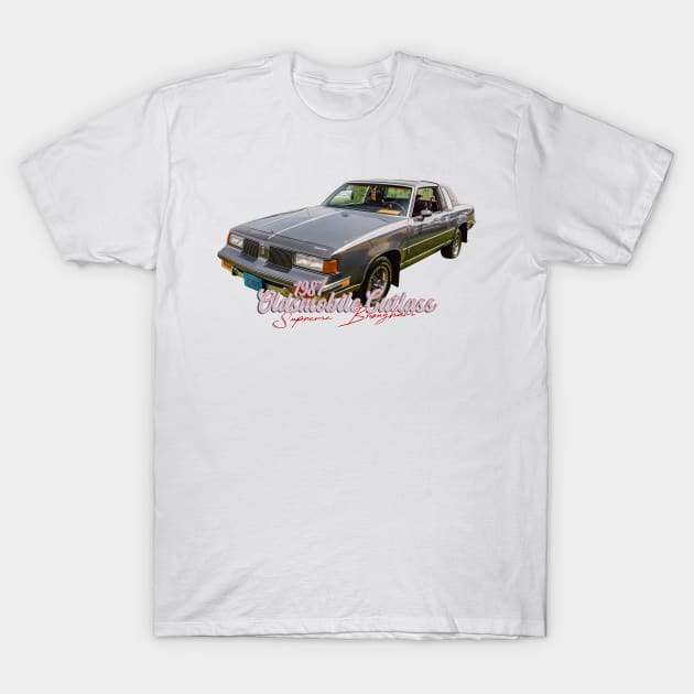 1987 Oldsmobile Cutlass Supreme Brougham T-Shirt by Gestalt Imagery